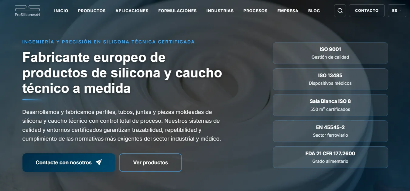 ProSilicones64 - Web industrial